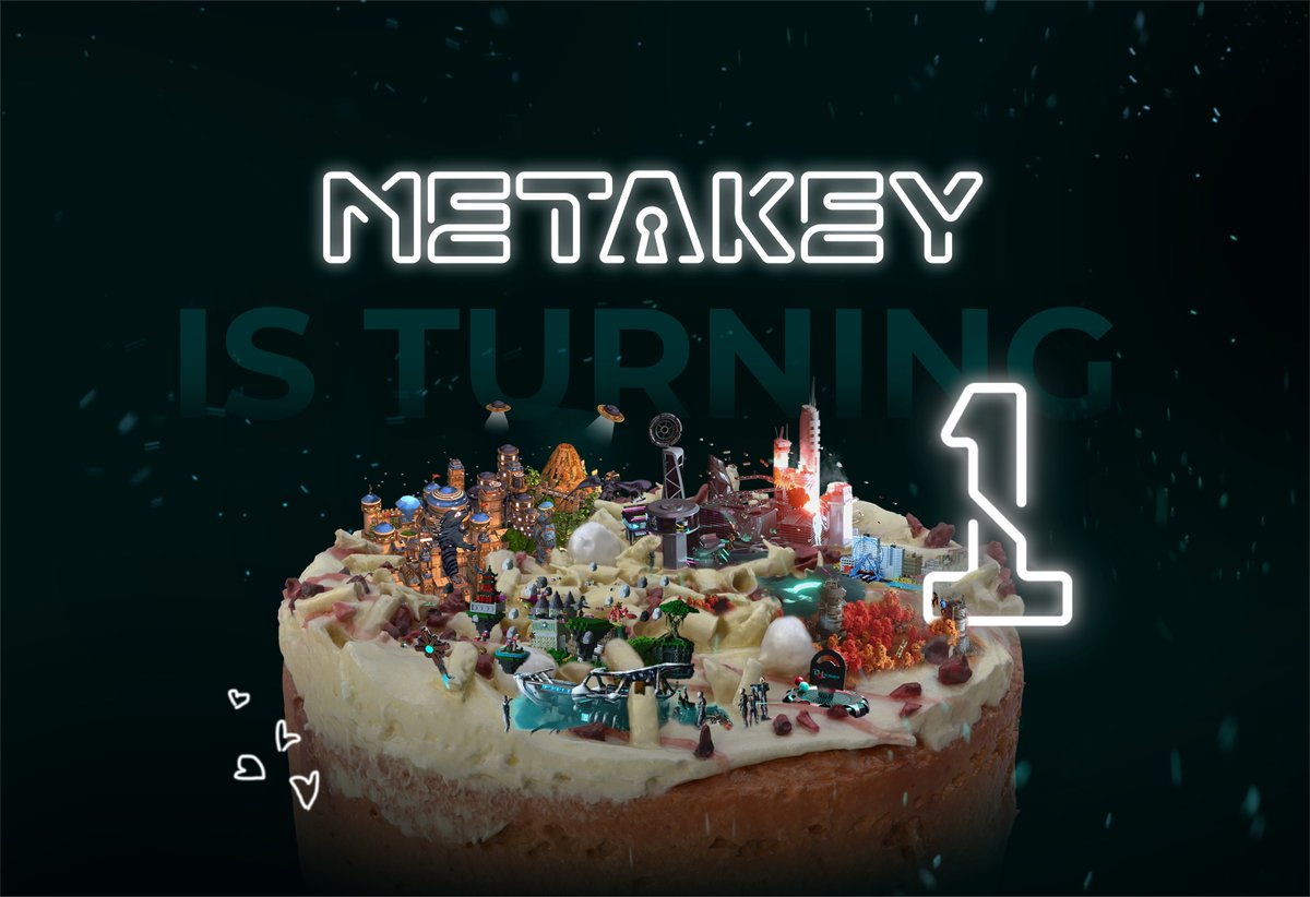 Happy Birthday to Us!! 🥳

May 5th - The day we released our first ever Key!

To celebrate we are giving away 2x Ed4 keys!!

To enter:
Like, Follow and Retweet this post
Comment your answer to  “𝗪𝗵𝗮𝘁 𝗵𝗮𝘀 𝘆𝗼𝘂 𝗵𝘆𝗽𝗲𝗱 𝗮𝗯𝗼𝘂𝘁 𝗠𝗲𝘁𝗮𝗸𝗲𝘆’𝘀 𝗳𝘂𝘁𝘂𝗿𝗲” 👇