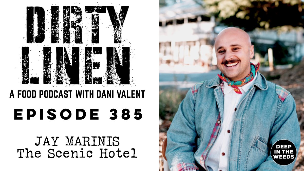 Psychologist and publican Jay Marinis’s (The Scenic Hotel) proposition is radical and obvious at the same time: society is broken. Jay wants to reshape it with the true spirit of hospitality as its golden, gifting thread.
👉linktr.ee/DirtyLinenPodc…