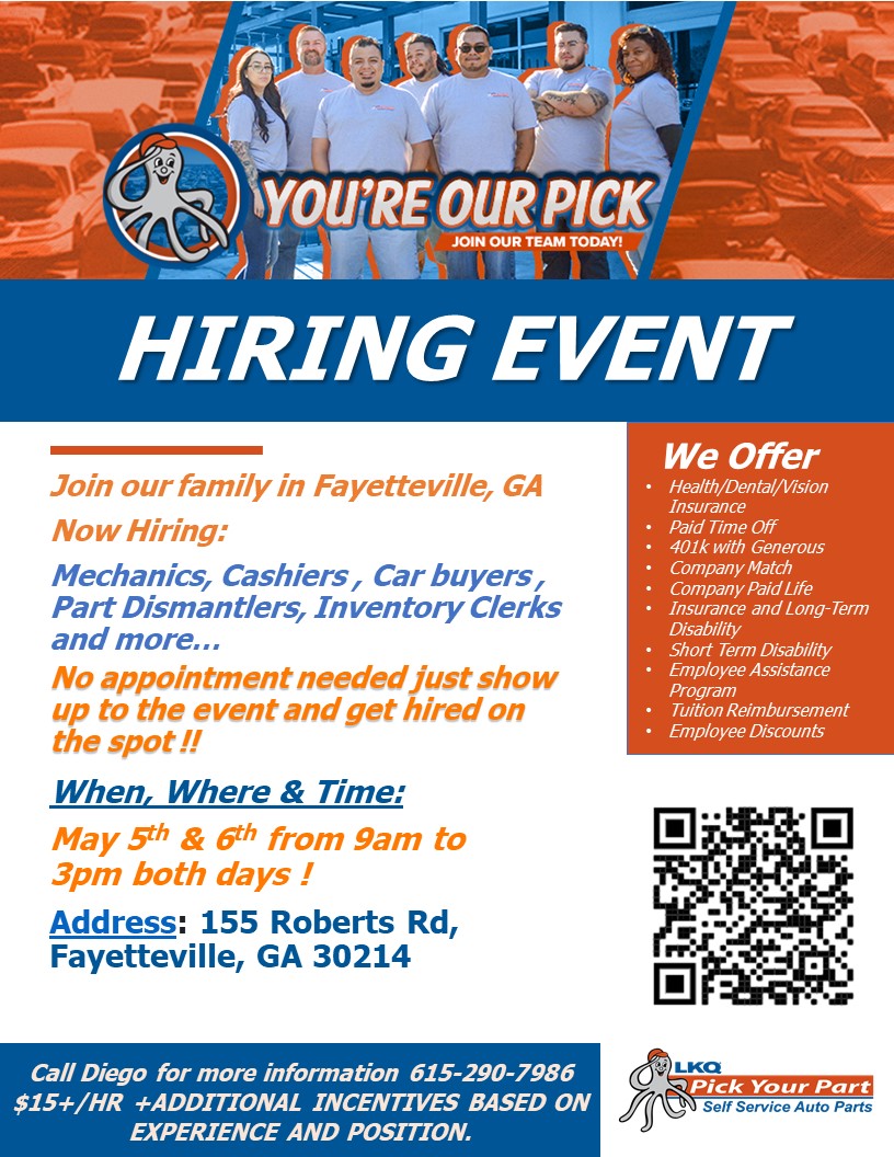 LKQ Corporation Careers on Twitter "Join us in Fayetteville, GA on May
