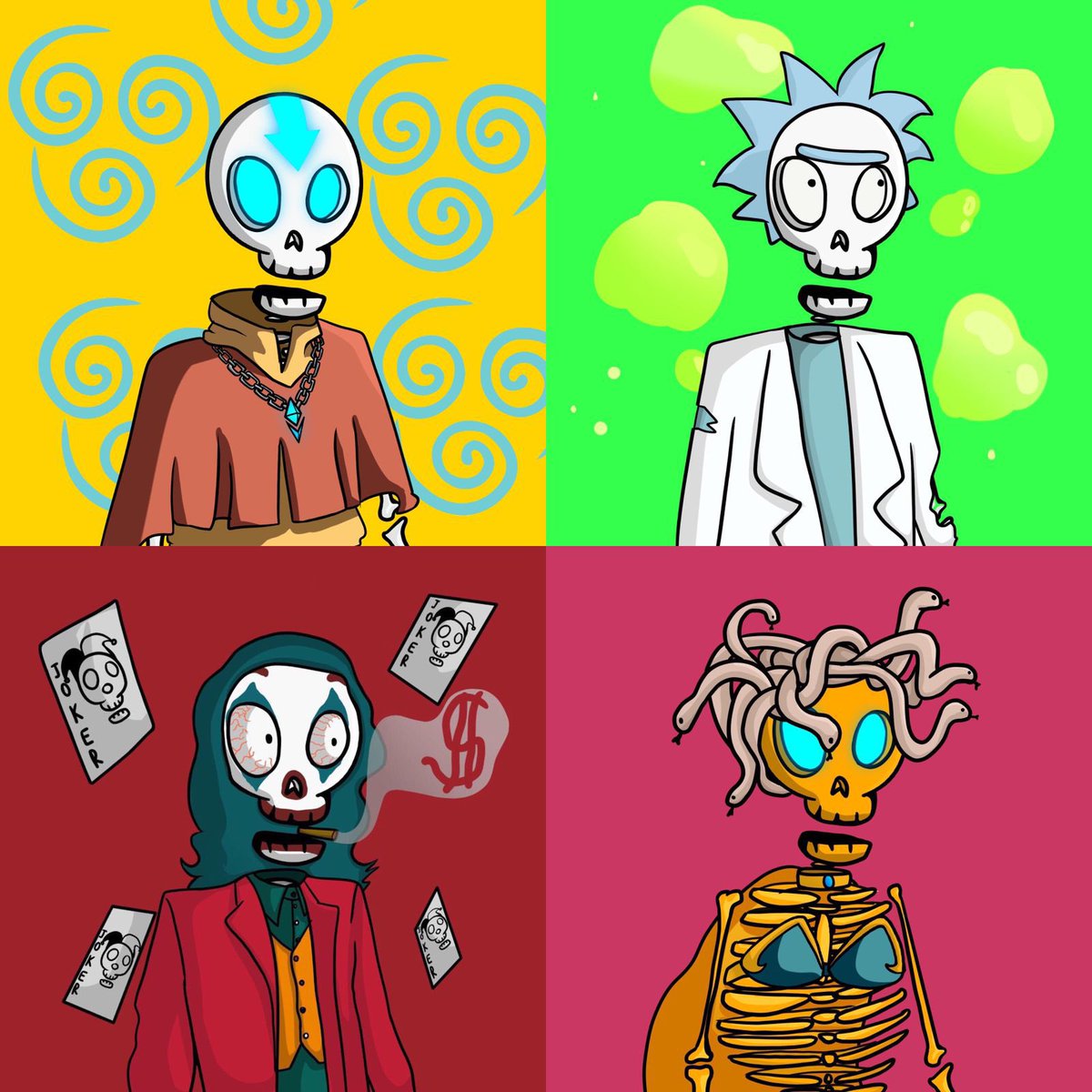 burnttoastrep's tweet photo. Skull Joy Society
By owning an SJS, you will have access to a private and exclusive community. We will create a Metaverse, a native entertainment franchise to push the boundaries of entertainment. #NFTProject #NFTdrop #NFTCommumity #nftcollector #NFTCollection https://t.co/MxO4UlMTyA