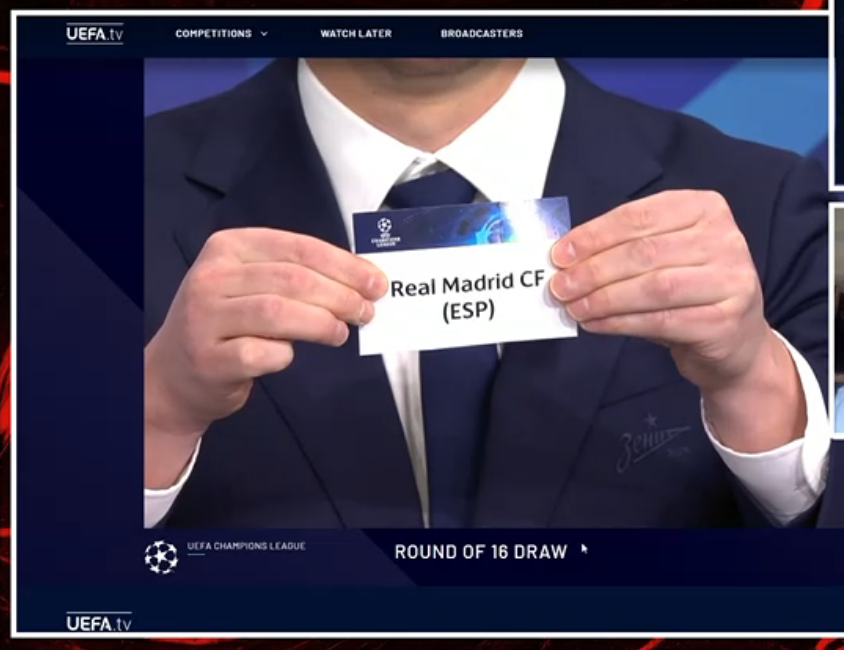 ManuHeredia21's tweet photo. El Real Madrid iba a empezar los octavos de final contra el Benfica. La repetición del sorteo mosqueó a los madridistas. Pero entonces se ha cargado a PSG, Chelsea y Manchester City. Justísimo finalista https://t.co/ZMEFU3tf1u
