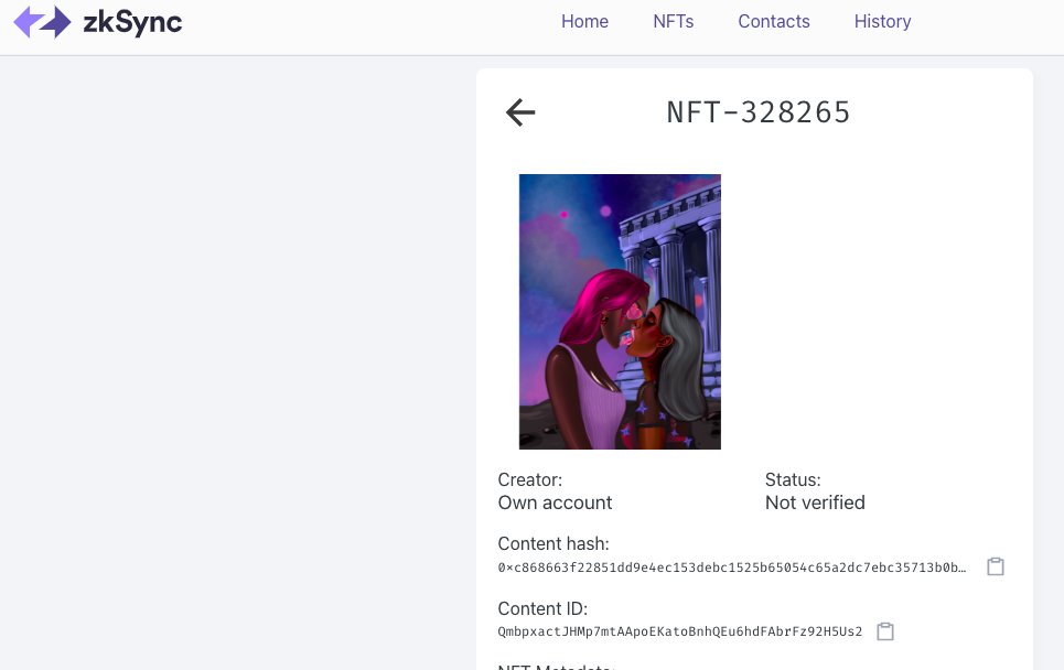 Our first Soulmates NFT on #Layer2 #Ethereum  👀 It's a breakthrough! <a href="/zksync/">ZKsync</a>  #NFTs