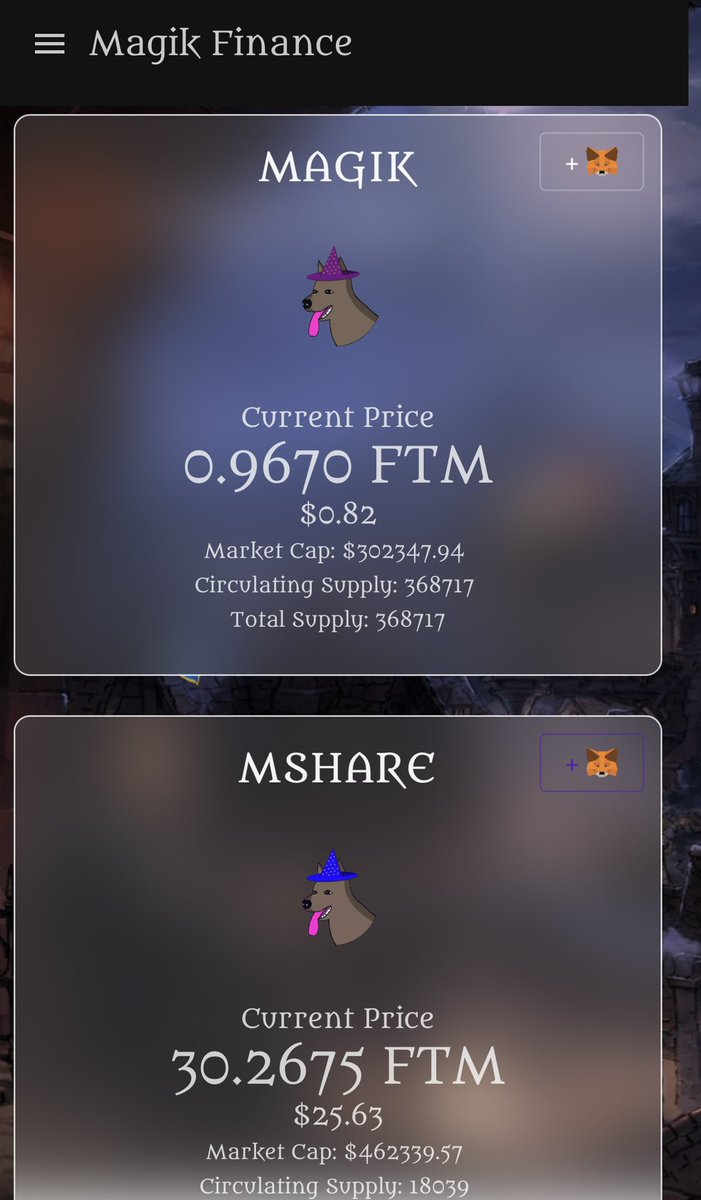 WorldofMagik's tweet photo. Magicians, brace for peg!
#MagikIsReal #Fantom $Magik #Mshare $FTM $Tomb #defi #crypto #yieldfarming #staking https://t.co/g2OwkXNcVA