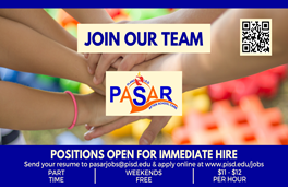 ShepardPasar's tweet photo. PASAR is now hiring!  Come join the fun working with kids! https://t.co/IB7Vllatc9