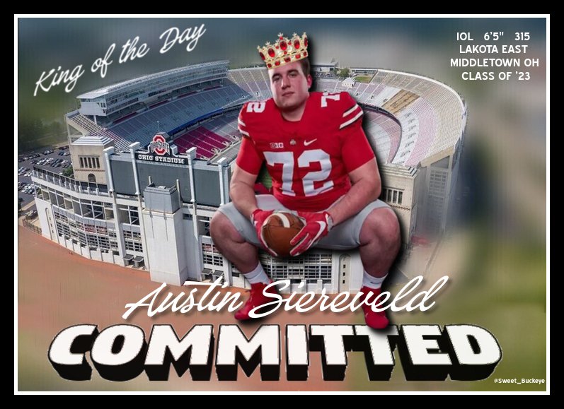 SusanSweet44's tweet photo. @SiereveldAustin You made a decision that an extremely intelligent young man, like yourself, would make! Welcome to The Brotherhood! @OhioStateFB #GoBucks #DevelopedHere #AustinRocks https://t.co/nuWpdcmlk9