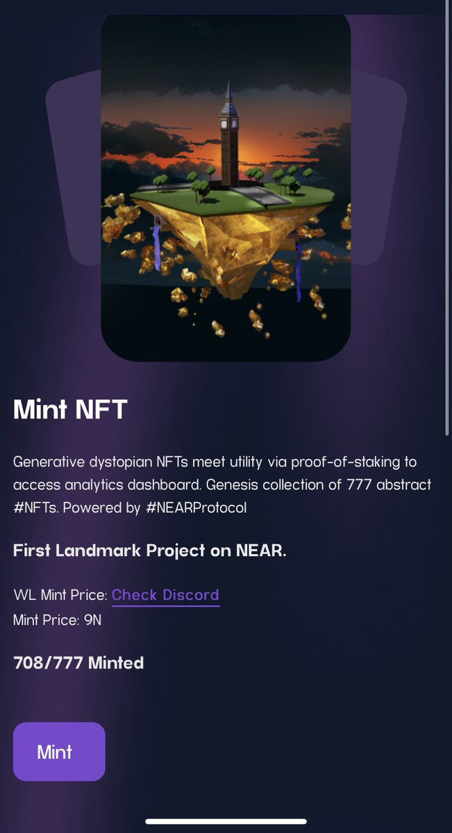 Terraspaces's tweet photo. 🔻MINT LIVE NOW🔻
ONLY 69 REMAINING ⏰
708/777 MINTED ✅
Get yours now before it’s too late!
https://t.co/xmAykuRO5d
——
#Terraspaces #NEARProtocol #NEARnft #NEARcollector #NEAR #NFT #NFTDrop #nearNFTs #Whitelist #ParasNFT @ParasHQ @NEARProtocol https://t.co/C0cGJLFXfI