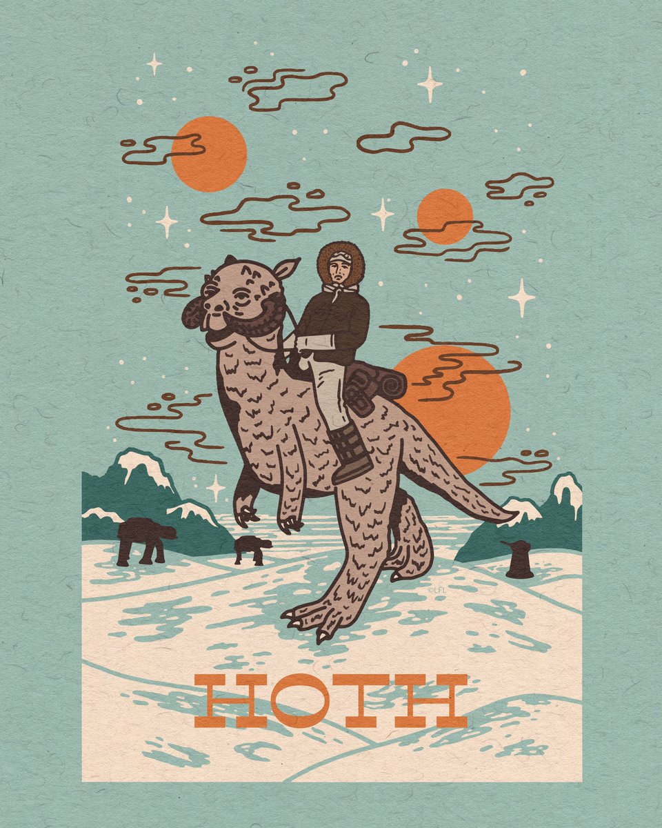 I mainly just post <a href="/GLucasTalkShow/">GeorgeLucasTalkShow💥</a> fan art on here and not my actual freelance work, but since I got to make an officially licensed Star Wars poster I thought I’d share. Link in my Instagram bio if you’d like to check it out 💫 happy Star Wars day :)