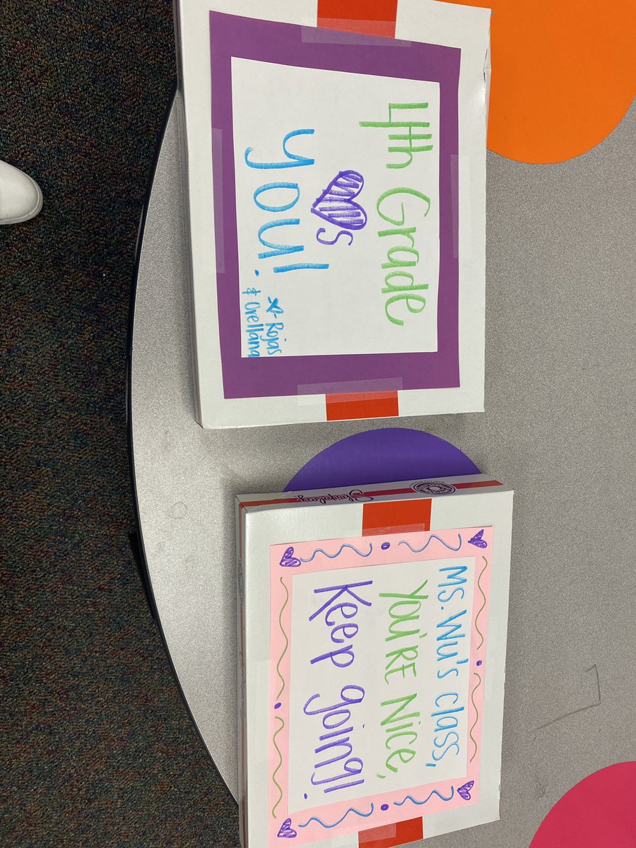 msrojas4th's tweet photo. We have the great honor of adopting Mrs. Wu’s Kínder Class and @Mb4Alvarez 2nd grade class. Last week donuts 🍩@hearnehusky https://t.co/WTDQ7uRvYj