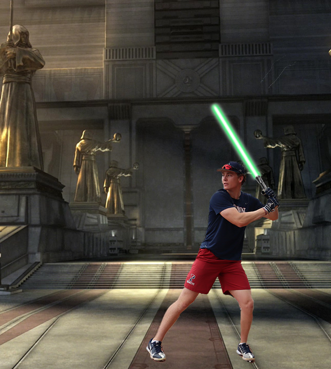 The force is strong with this one...

#MayThe4thBeWithYou, QuakerFam!

#QuakeShow