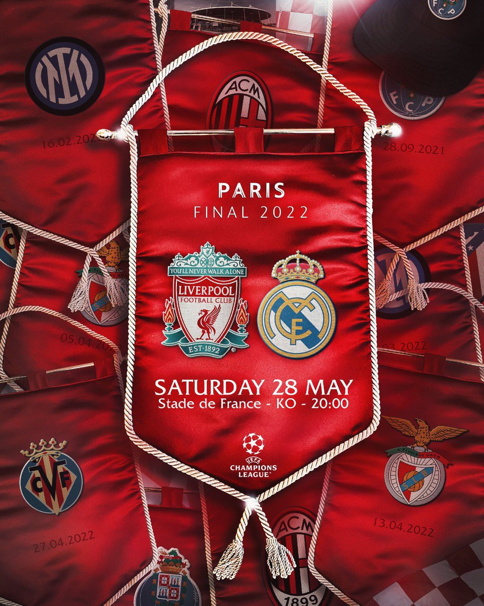 النهائي بين ريال مدريد وليفربول للمرة الثالثة هو اكثر نهائي تكرر في بطولة دوري ابطال اوروبا

1981 ليفربول 🏆
2018 ريال مدريد 🏆
2022 ⏳

#عراقة #تاريخ