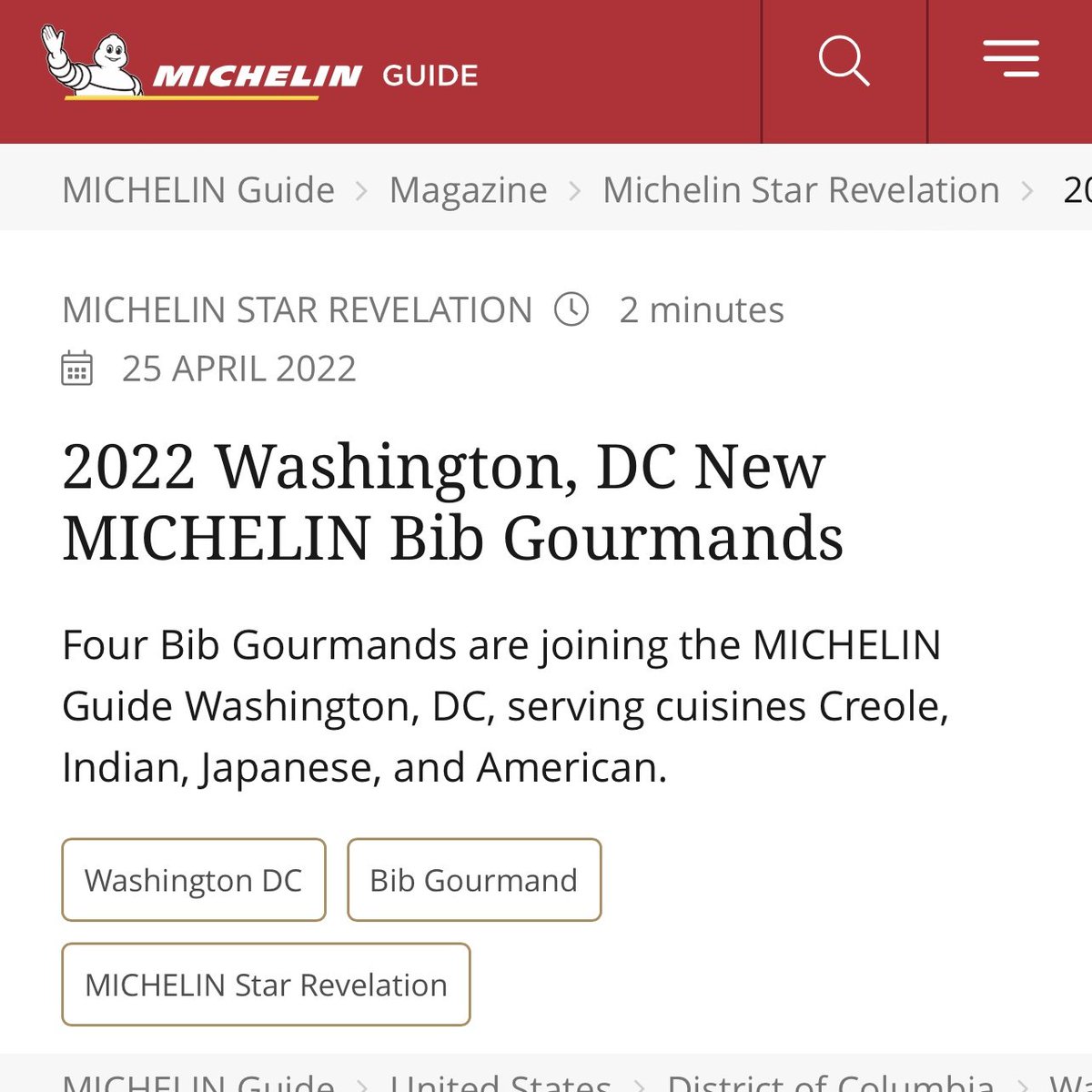 The entire team at Karma Modern Indian along with Chef Ajay Kumar are delighted to be recognized as a Michelin Bib Gourmand again in 2022. It's an honor.
