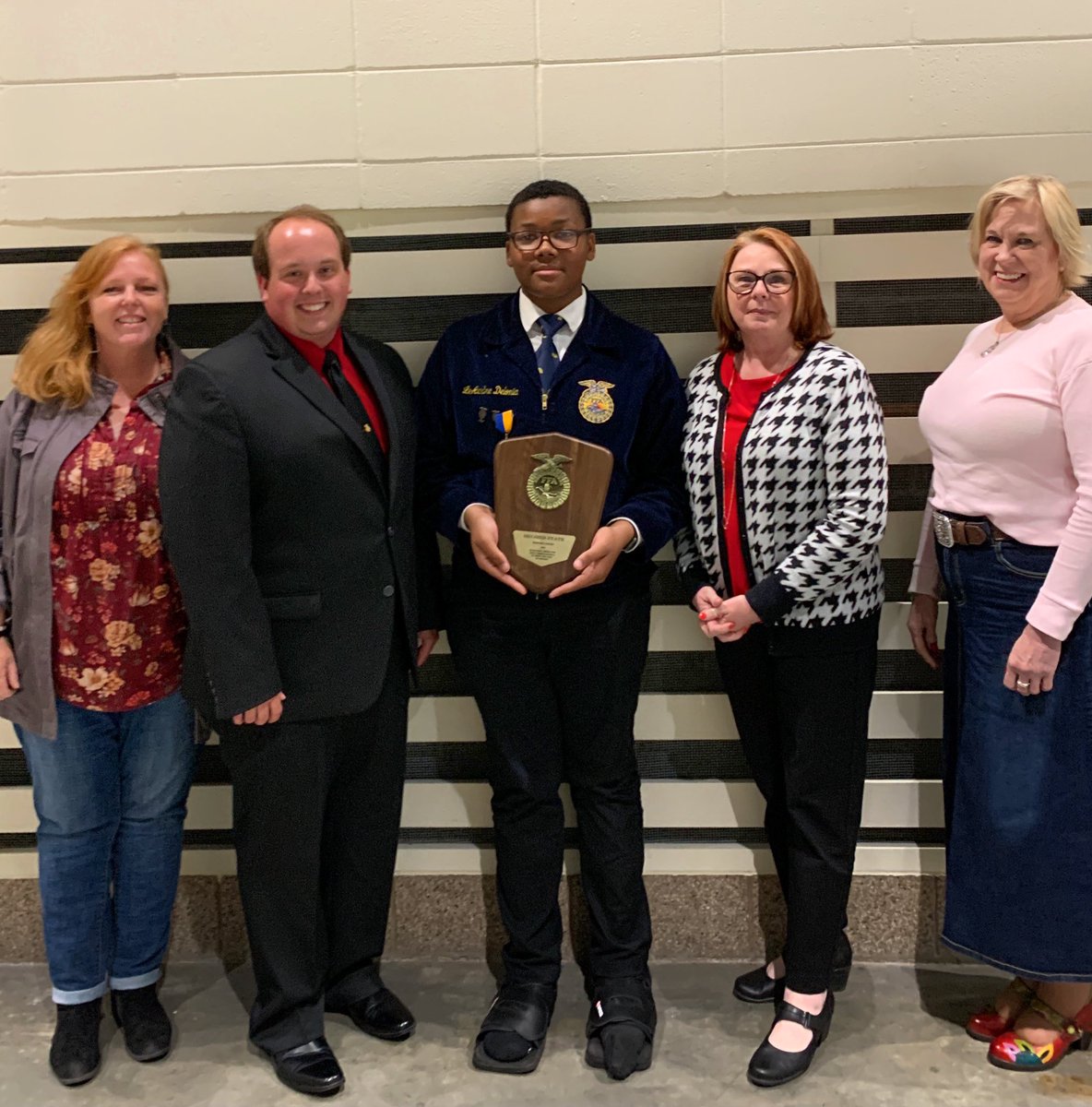 STATE RUNNER UP - So proud of LeAundre for placing 2nd in the OKFFA Chapter Secretary Contest during the #OKFFA22 state convention!