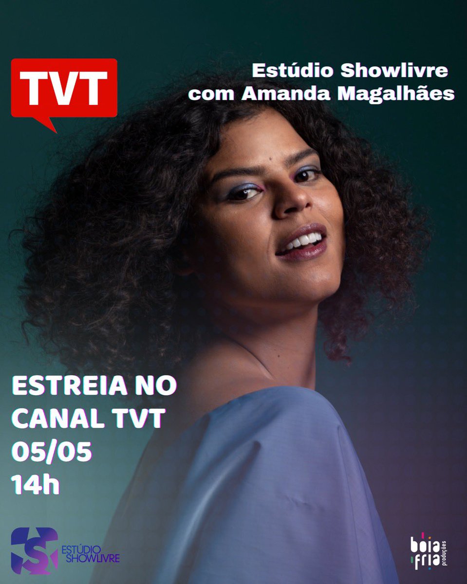 boiafriaprod's tweet photo. Oba que amanhã tem show e entrevista da @amandzmagalhaes às 14h na @redeTVT! O material foi gravado no estúdio @showlivre e também será disponibilizado amanhã no Spotify e no YouTube. O resultado ficou incrível! A banda da Amanda é um caso à parte, que potência musical! 💥❤️🍀 https://t.co/zF6Zzs4eAL