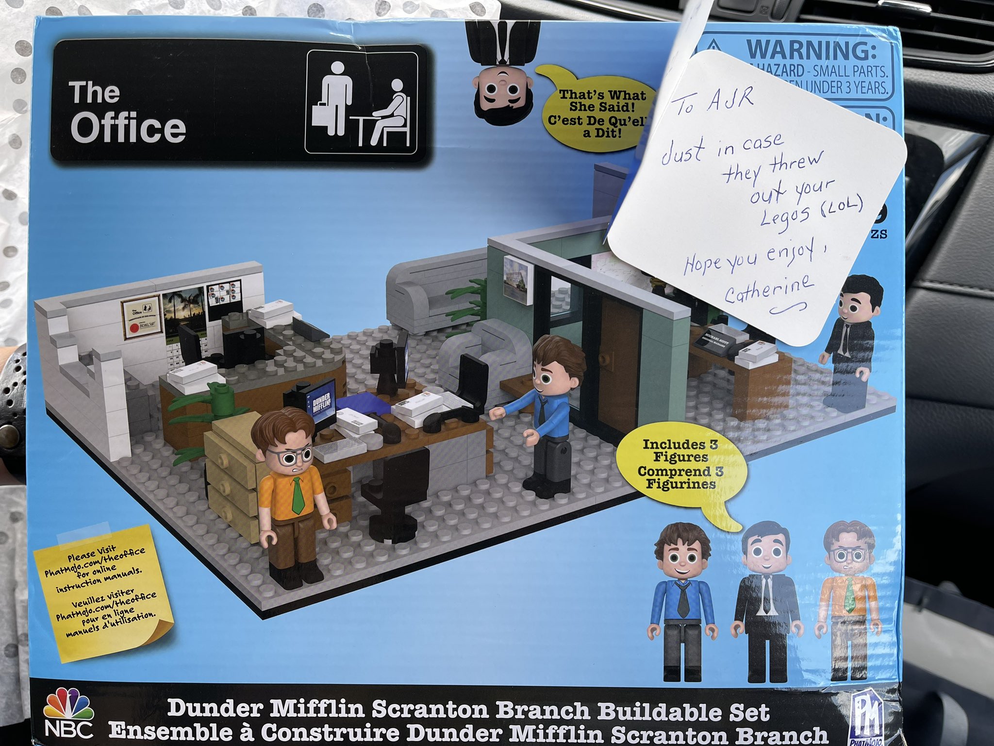 New DUNDER MIFFLIN Scranton Branch CONSTRUCTION SET Phatmojo THE OFFICE  Figures