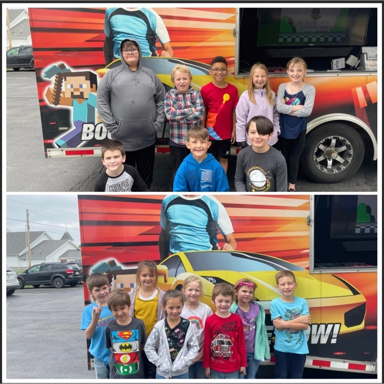 RE_Braves's tweet photo. Robertsville students who sold a certain number of items got to participate in the game truck experience. It’s always a fun time! https://t.co/IkJacB09p0