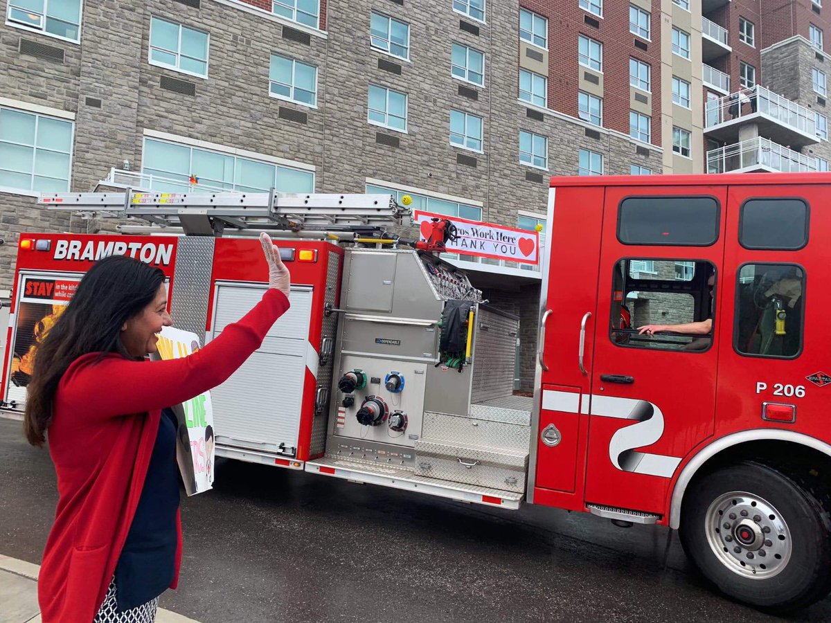 Today on #InternationalFirefightersDay we thank our brave firefighters in Brampton &amp; across Canada who dedicate their lives to protecting our community every day. 

From fires to floods to emergency situations - <a href="/BramptonFireES/">Brampton Fire & Emergency Services</a> are there for us.