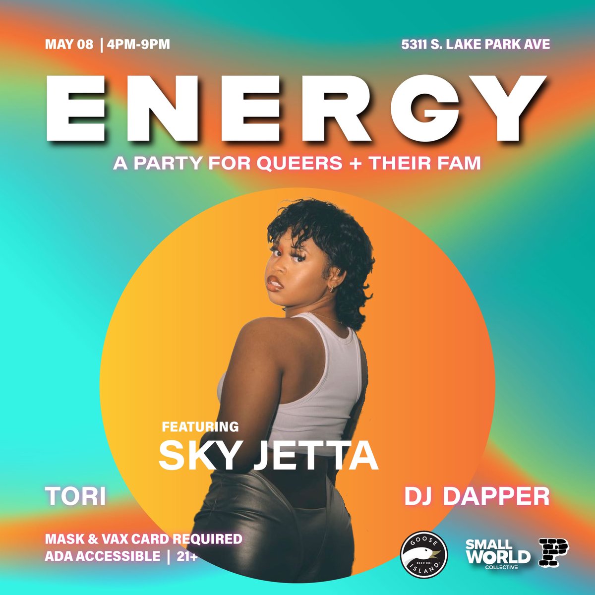smallWORLD_Chi's tweet photo. The DJ lineup is STACKED per usual! @SkyJetta @DJDapper_Chi see y’all Sunday! https://t.co/7w2A28R41z