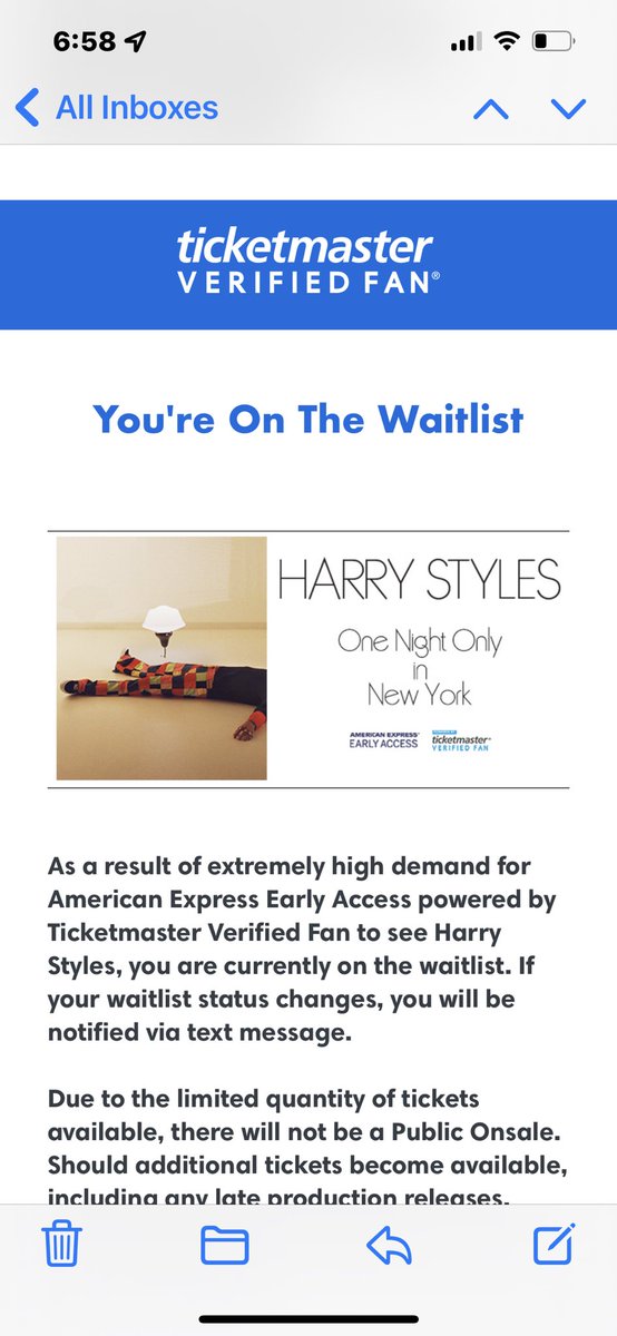 Every single fan just laying on the floor like <a href="/Harry_Styles/">Harry Styles.</a> after this message in their inbox.