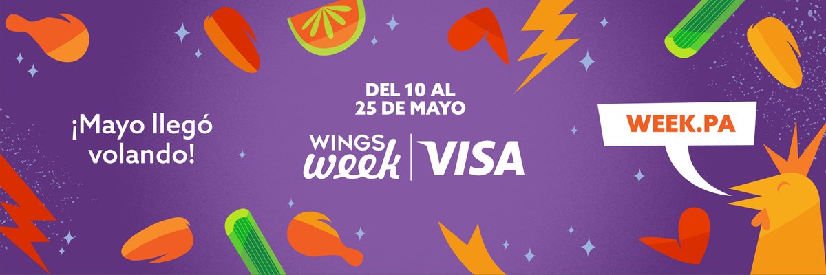 Prepara tu paladar del 10 al 25 de mayo para deleitarte con Wings Week! Alitas sabrosas, crujientes, picantes, jugosas, ahumadas, asiáticas tú decides como las quieres! <a href="/VisaPA/">Visa Panamá</a> <a href="/pedidosya/">PedidosYa</a> #Toledano
