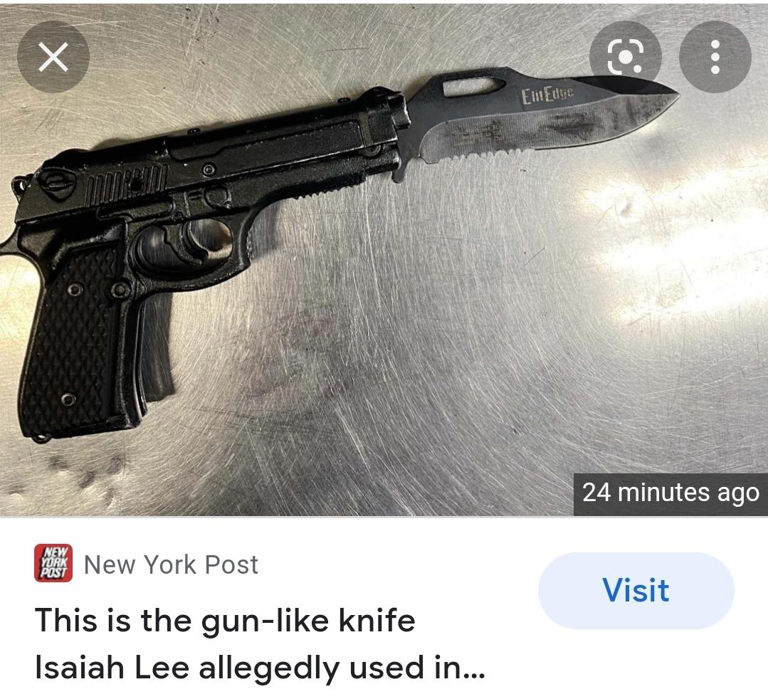andy_wright_esq's tweet photo. @noontangclan @JEDSIMON He had knife that looked like a gun, but I agree with you. https://t.co/snAhTXLALP