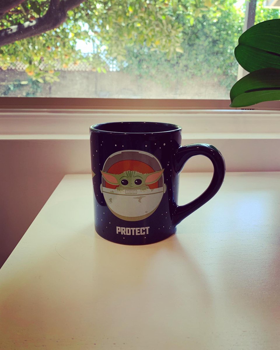BehbudovJr's tweet photo. This is such an amazing gift I received today from my beloved wife! Now, baby Grogu will be always with me in the mornings and he will be my instructor in my life! ☺️☺️☺️

#HappyStarWarsDay 
#MayThe4thBeWithYou 
#StarWars 
#Grogu 
#ThisIsTheWay https://t.co/job4wvtyCG
