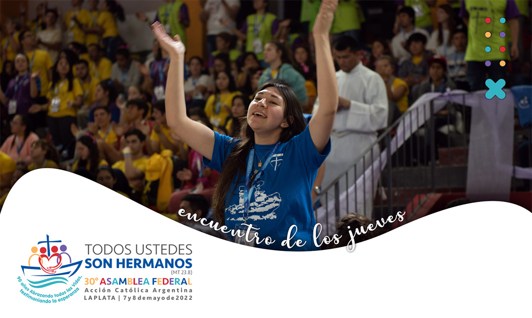 accion_catolica's tweet photo. 🛐 #encuentrodelosjueves | 5/5
Señor, te rogamos que la #30AF sea fecunda, se oriente al mayor provecho de nuestros hermanos y sirva para que participemos de un modo más eficaz en la construcción del Reino. 🙏

📖 Evangelio: Jn 6, 44-5

👉 https://t.co/uHaiUlVDko

#todoshermanos https://t.co/M0KNo4p6GA
