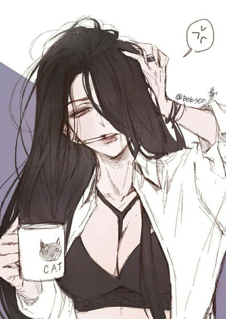 A soft groan escape her lips as she scratches her head, her skin is pale as ever while her expression only tells what sour experience she just had.

"The fuck....it's morning already?"

She reeks off booze as well, saved for the coffee's aroma that filled the room.