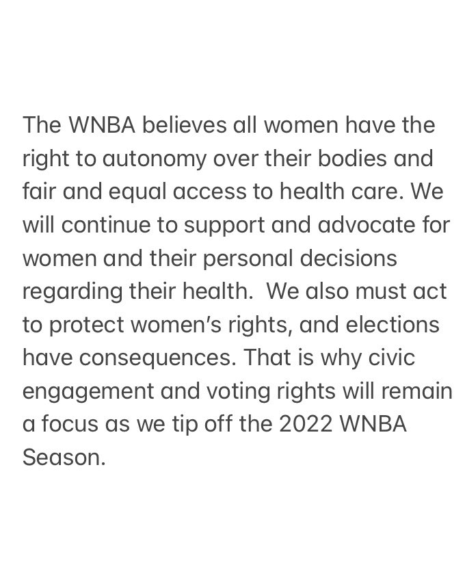 WNBA's tweet photo. https://t.co/9v2NRILpiZ