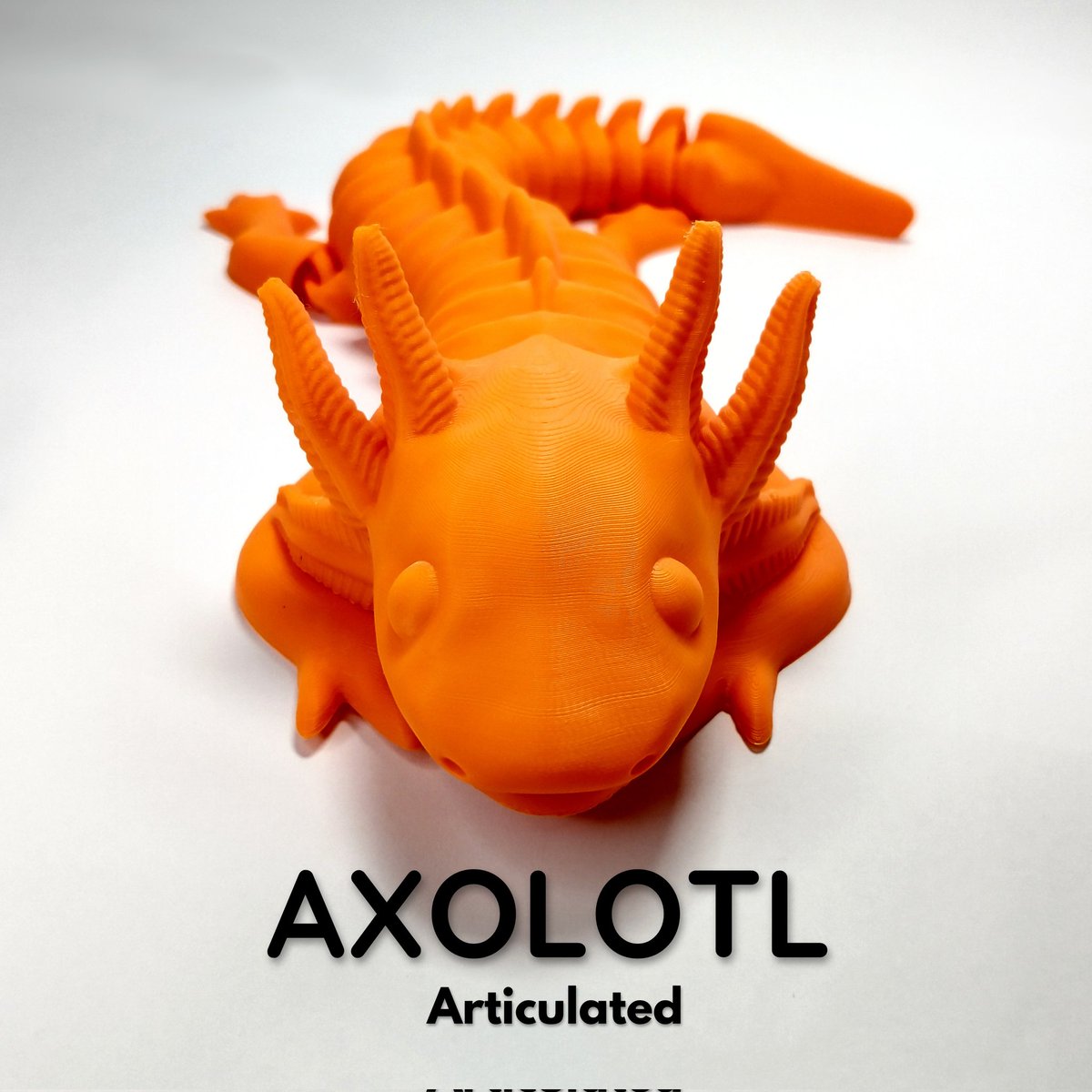 Articulated Axolotl
He's cute but it was a challenge to make a design like that
It is now available for download <a href="/Cults3D/">Cults.</a> 

cults3d.com/en/3d-model/ar…