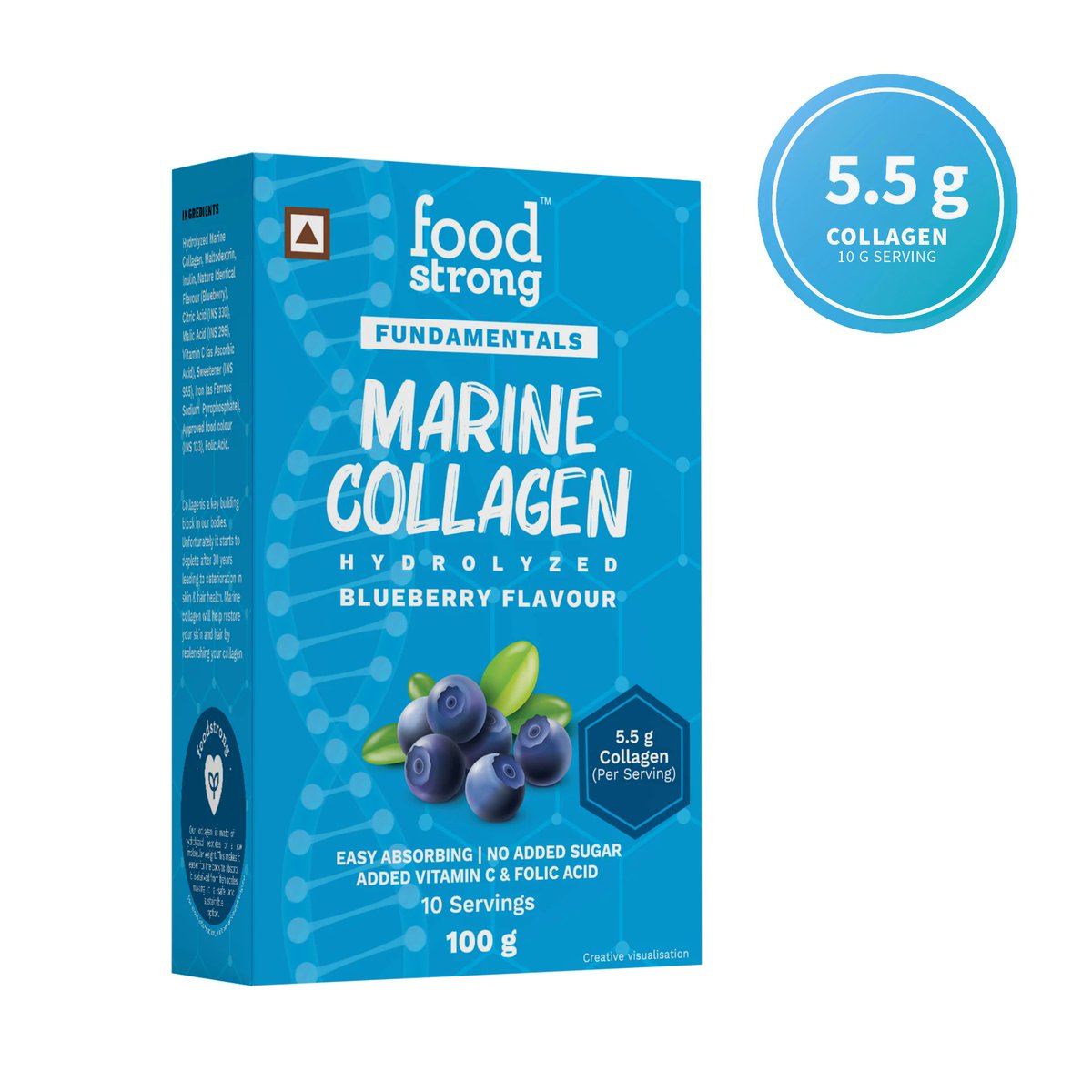 FoodStrong_'s tweet image. Use this hydrolyzed marine collagen with added vitamin C and Folic Acid daily and see a visible difference in your skin and hair health. For more - foodstrong.co/collections/fo…
#HealthyFood