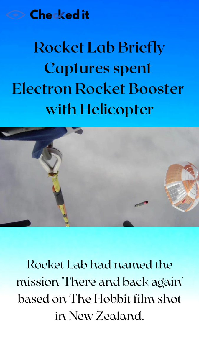 CheckedIt1's tweet photo. The Electron rocket was launched into space in the morning on Tuesday, sending 34 satellites into orbit before the main booster part began to descend to Earth.
 
#space #rocket #electronrocket #supersonic #checkedit #checked_it #educhecked https://t.co/tp3qDDyRj8