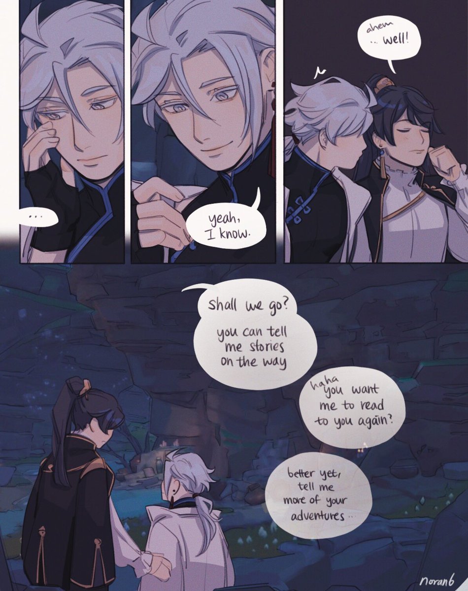 "unrequited" xingyun (10/?) - gasp they're talking?? kind of 