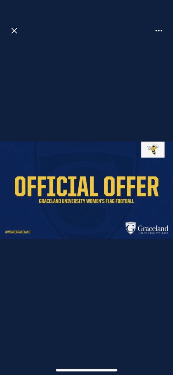 ChineraShaheed4's tweet photo. i’m truly blessed and honored to have received my 11th offer from @GracelandU_WFF 💛💙!!! I appreciate it so much. https://t.co/cdYVT7sE5N