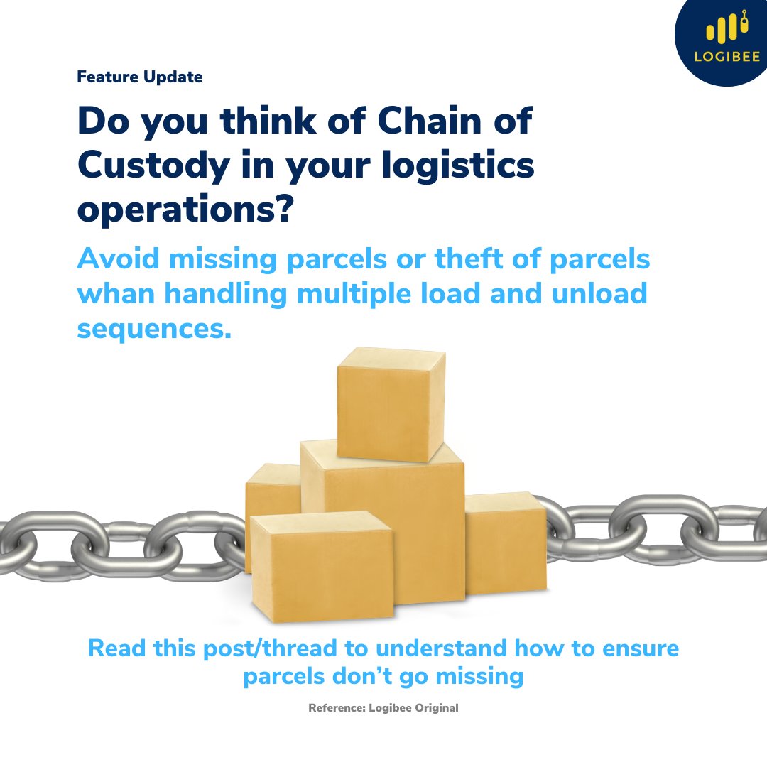 logi_bee's tweet photo. 1️⃣ Logistics operations usually involve multiple load and unload sequences. One simple example could be Warehouse to Store/Depot/Hub and then on to customer location. Read on to find how to make sure parcels don’t go missing!

#missingparcels #deliverymanagement https://t.co/sKlNPYk5mH