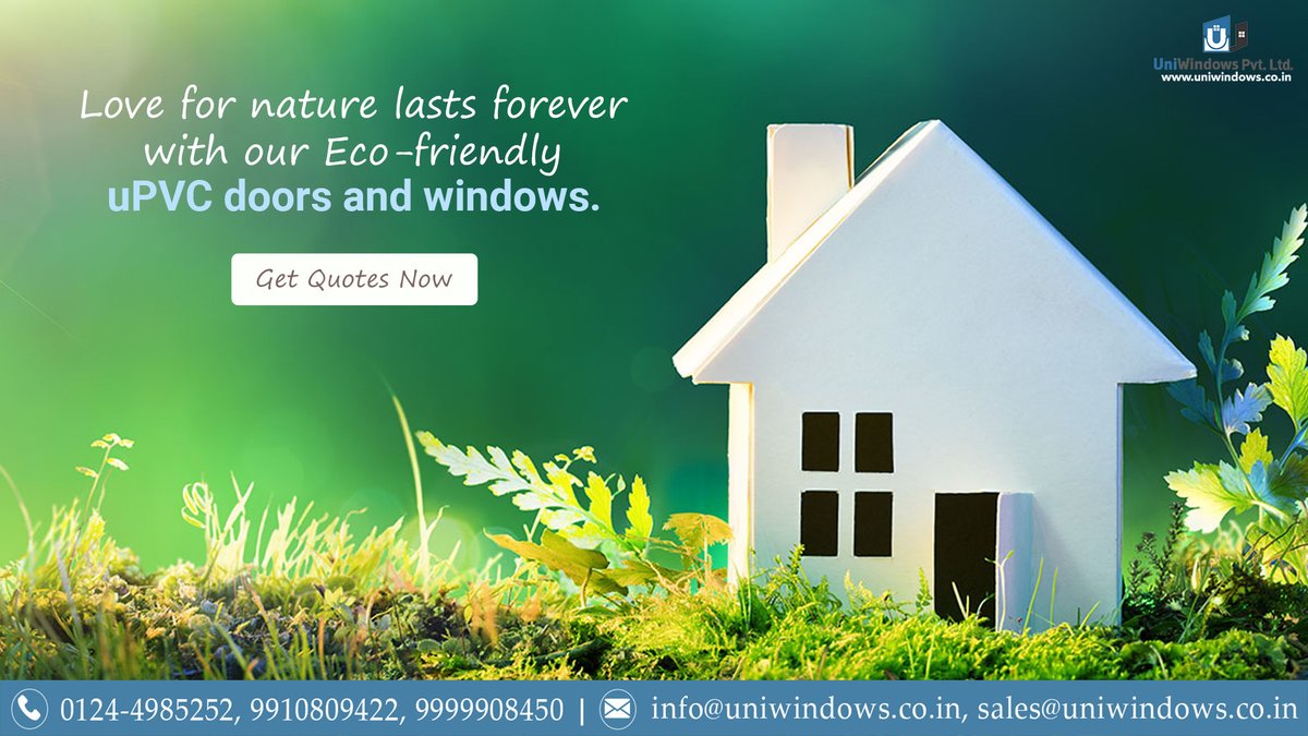 WindowsUni's tweet photo. Choose a hassle-free and eco-friendly lifestyle by switching to sustainable UniWindows uPVC Windows. 
#uniwindows #upvcdoorsandwindows #doors #Windows https://t.co/CquIH1luSe