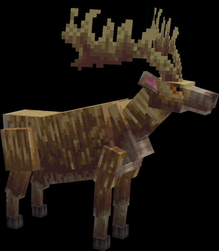 Megaloceros lived in Eurasia in the late Pleistocene and early Holocene, from Ireland to the east of Lake Baikal. It's the biggest deer. A genus of ancient mammals.

#Minecraft
#Blockbench 
#pixelart
#lowpoly