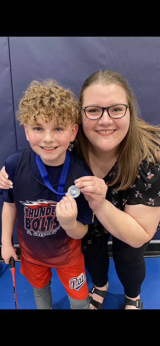 MsHorsman's tweet photo. Proud Thunderbolt moment tonight! This guy just won SILVER in Junior Badminton! 🏸 Go Bolts Go!⚡️ @StGregoryRCSD @RCSD_No81 https://t.co/Xqy40J3IXI