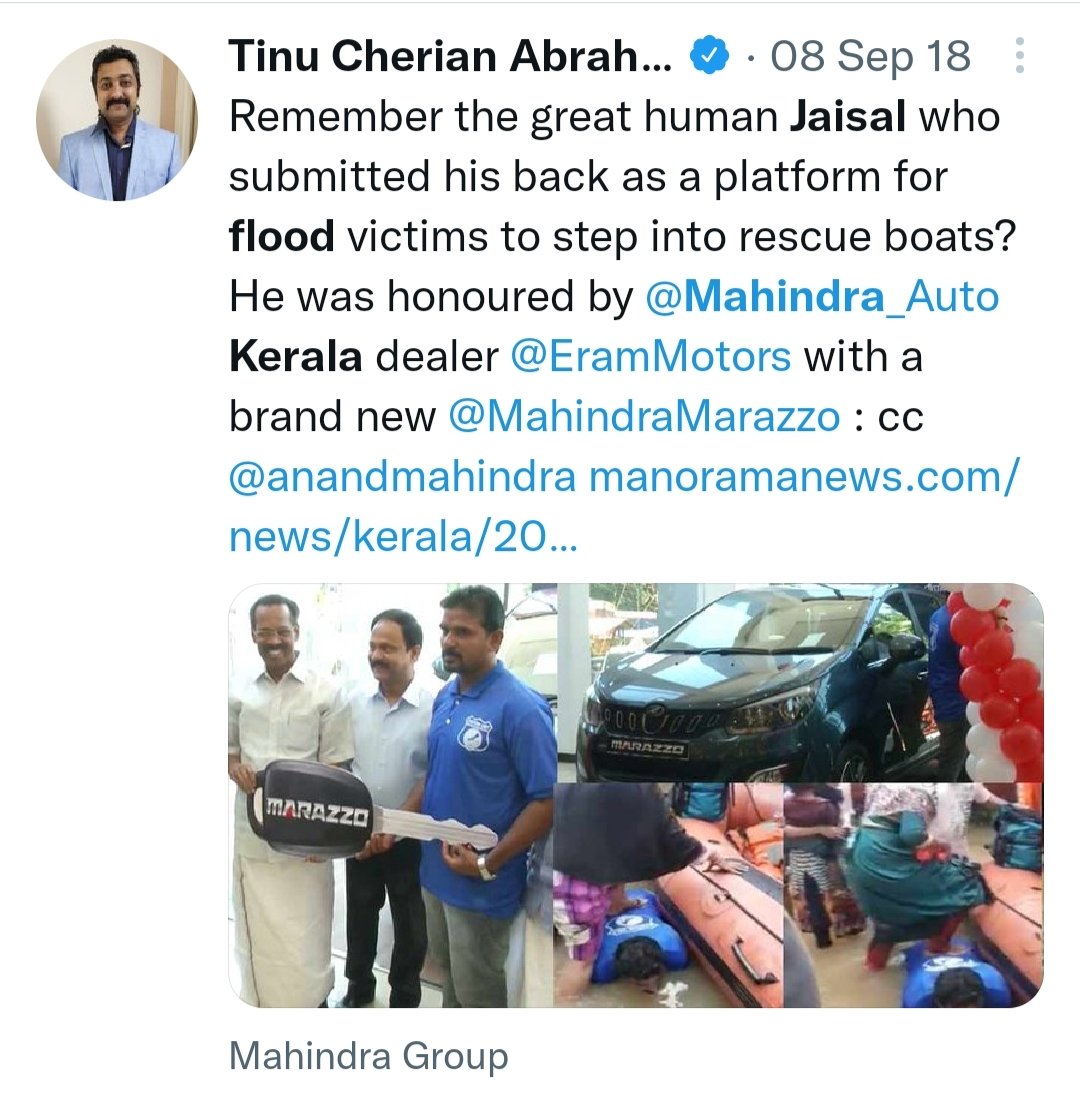 Jaisal Tanoor arrested yesterday for moral policing a couple and blackmailing them for 1 lac. He was involved in such activities before also; but his Muslim identity helped him to become popular during flood where many others' selfless work got ignored by media & Kerala govt.