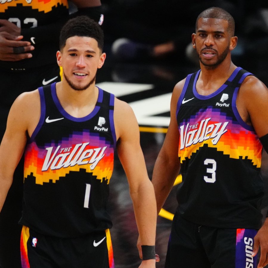 Chris Paul - 28 Points, 8 Assists, 6 Rebounds, 68% FG

Devin Booker - 30 Points, 4 Rebounds, 4 Assists, 58% FG

What a duo🔥🔥🔥…Suns go up 2-0.