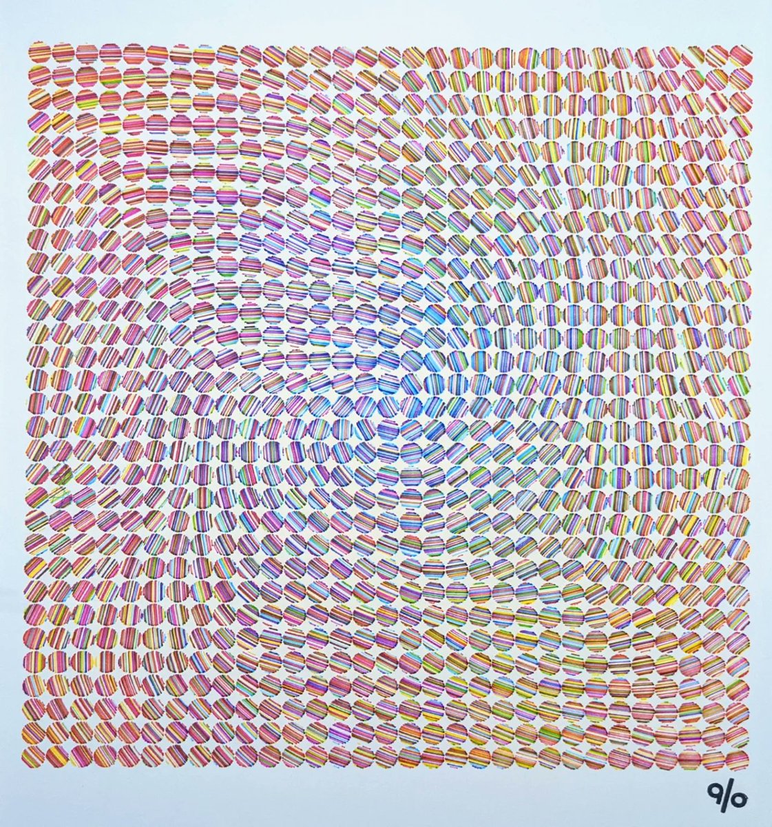 90percentart's tweet photo. Three color variants of a warped spiral pattern on our circles from lines algo
#plOtbOt #plotter #penplotter #penplotterart #plottertwitter #penplotterlove #pen #penart #creativecode #creativecoding #codeart #computerart #generativeart #generative #generativedesign #p5js https://t.co/caY6vk4ra5