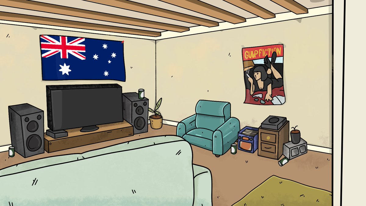 cryptocxnts's tweet photo. Your first look inside the Wattle Way house! 🇦🇺🍻

Looks like a chill spot 🔥 

#NFTCommunity #NFTshow #wattleway #cryptocxnts https://t.co/Ve8DZZRhJ8