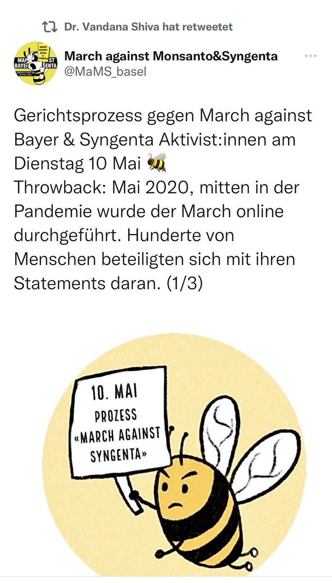 LudgerWess's tweet photo. Ob online marschieren oder live - wer nicht #genfrei geht, muss bestraft werden. https://t.co/5S9DvI1Z8W