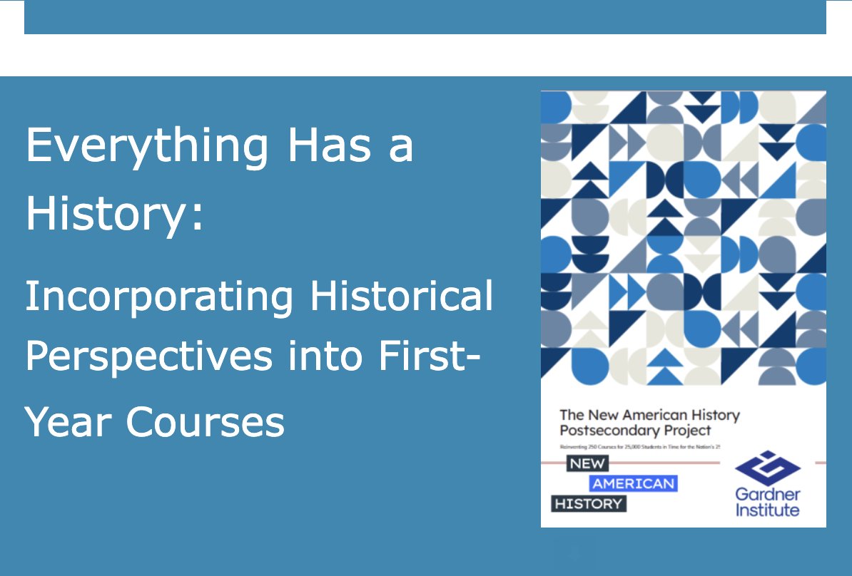 #FYE instructors: Join us Tuesday, May 10, 3 p.m. EST - Learn how to use @bunkhistory @americanpano to increase engagement, make powerful interdisciplinary connections via inquiry - in collaboration w/ @jnginstitute Registration bit.ly/NAHFYEMay22