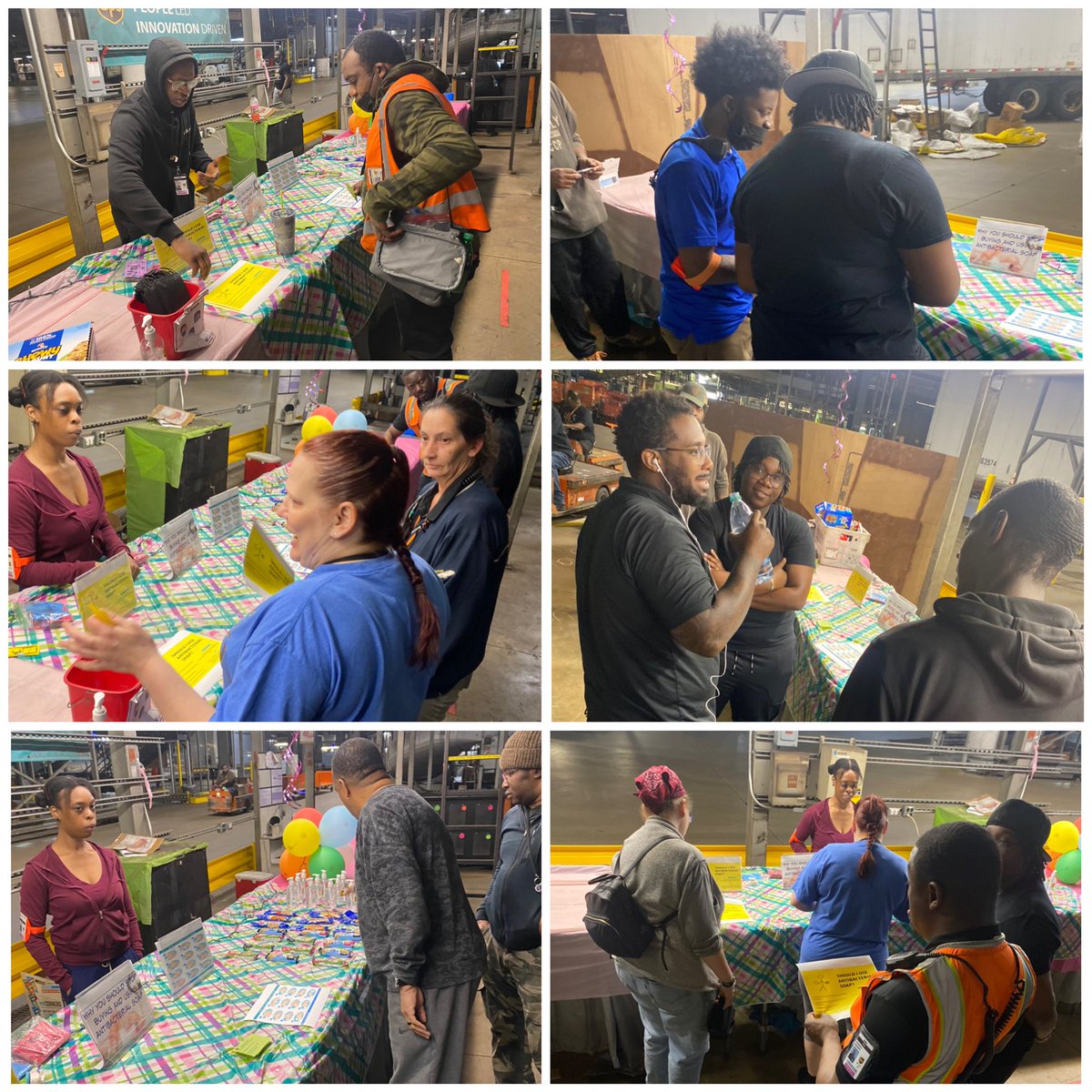 How “Well” do you wash🧼 your hands? PHL TWI Safety team wellness activity talked about spreading germs🦠 as we gave out facts on using anti-bacterial soaps and hand sanitizer ! #germs #safety #ups #wellness @RaymondChew95 @RayBarczak @BobKee6 @MichelleRobUPS @BarberRasheen