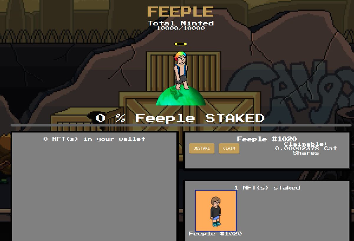 8bitcatsftm's tweet image. You can NOW stake your @FeepleCreations in our Staking pool 🥳

👾Be a part of the 8-Bit Metaverse today👾

For more giveaways:
- Follow @8bitcatsftm
- LIKE &amp;amp; RETWEET
- Discord: discord.gg/gXZq9TsrGx
👇
8bitcats.com 

#NFTGiveaway #NFTs #NFTCommunity #NFT #Fantom