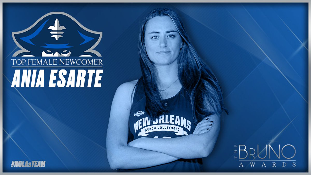 TOP FEMALE NEWCOMER OF THE YEAR.⭐️

➡️ Ania Esarte, Beach Volleyball

#NOLAsTeam⚔️ x #BrUNOs22