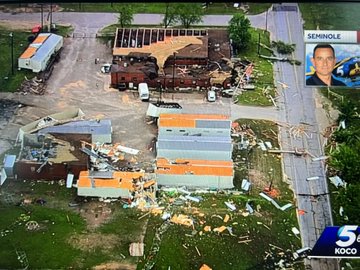 Significant Damage In Oklahoma After Severe Weather Reported Tornado Abc News