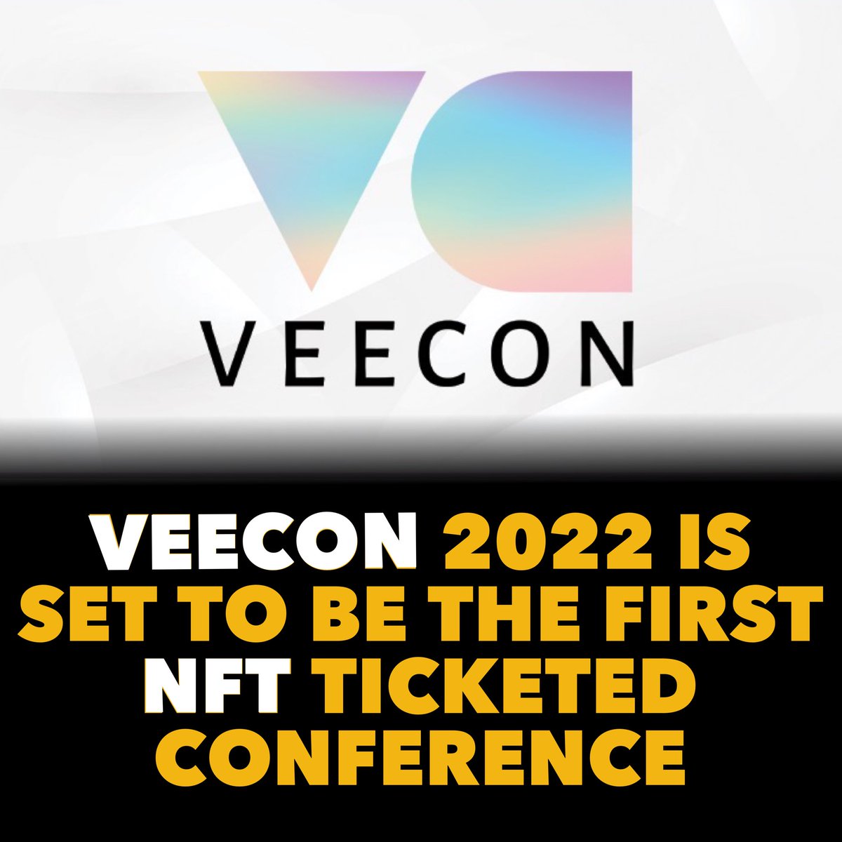 Veecon 2022 is set to be the FIRST #NFT ticketed conference!
Great work <a href="/garyvee/">Gary Vaynerchuk</a>!