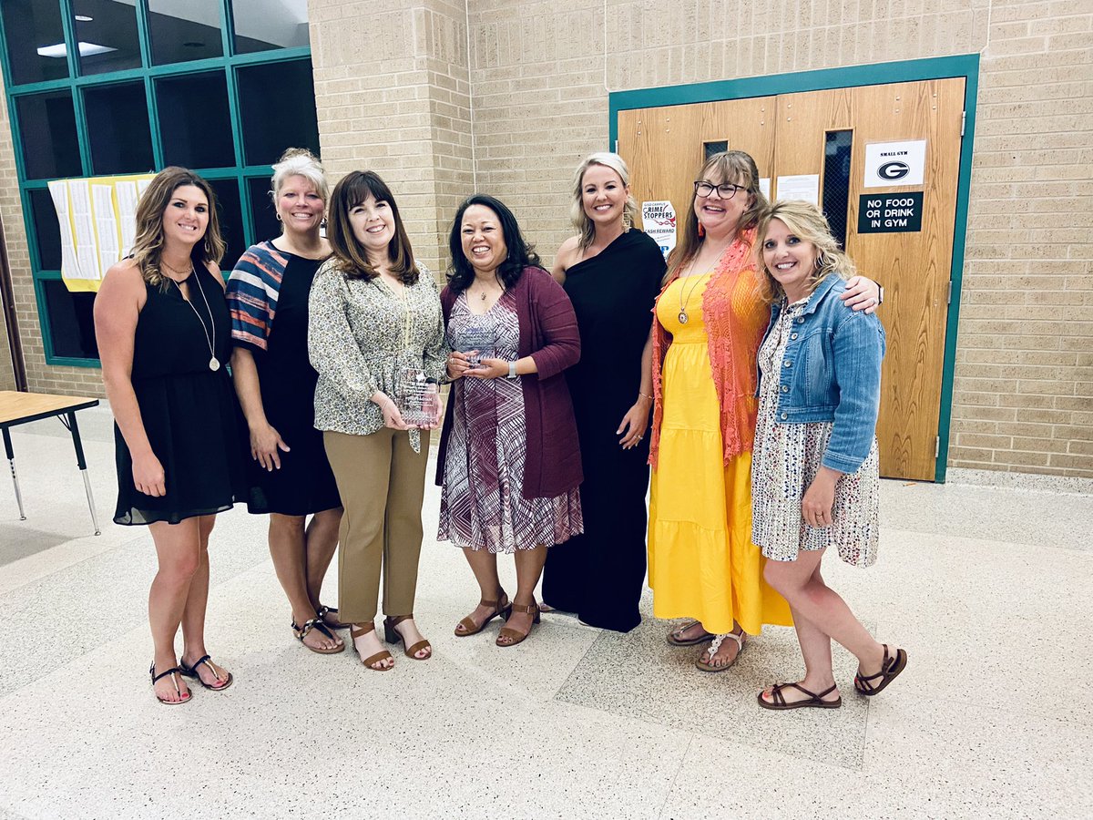 GISD Employee Recognition Banquet

Mambrino was represented by our Teacher of the Year, Melissa McKelvain, and Paraprofessional of the Year, Martha Phillips! 💜

Service awards were given to Crystal Vargas, Tina Winchester, Crystal Cote, and Sharon Daugherty. 💜 <a href="/granburyisd/">Granbury ISD</a>