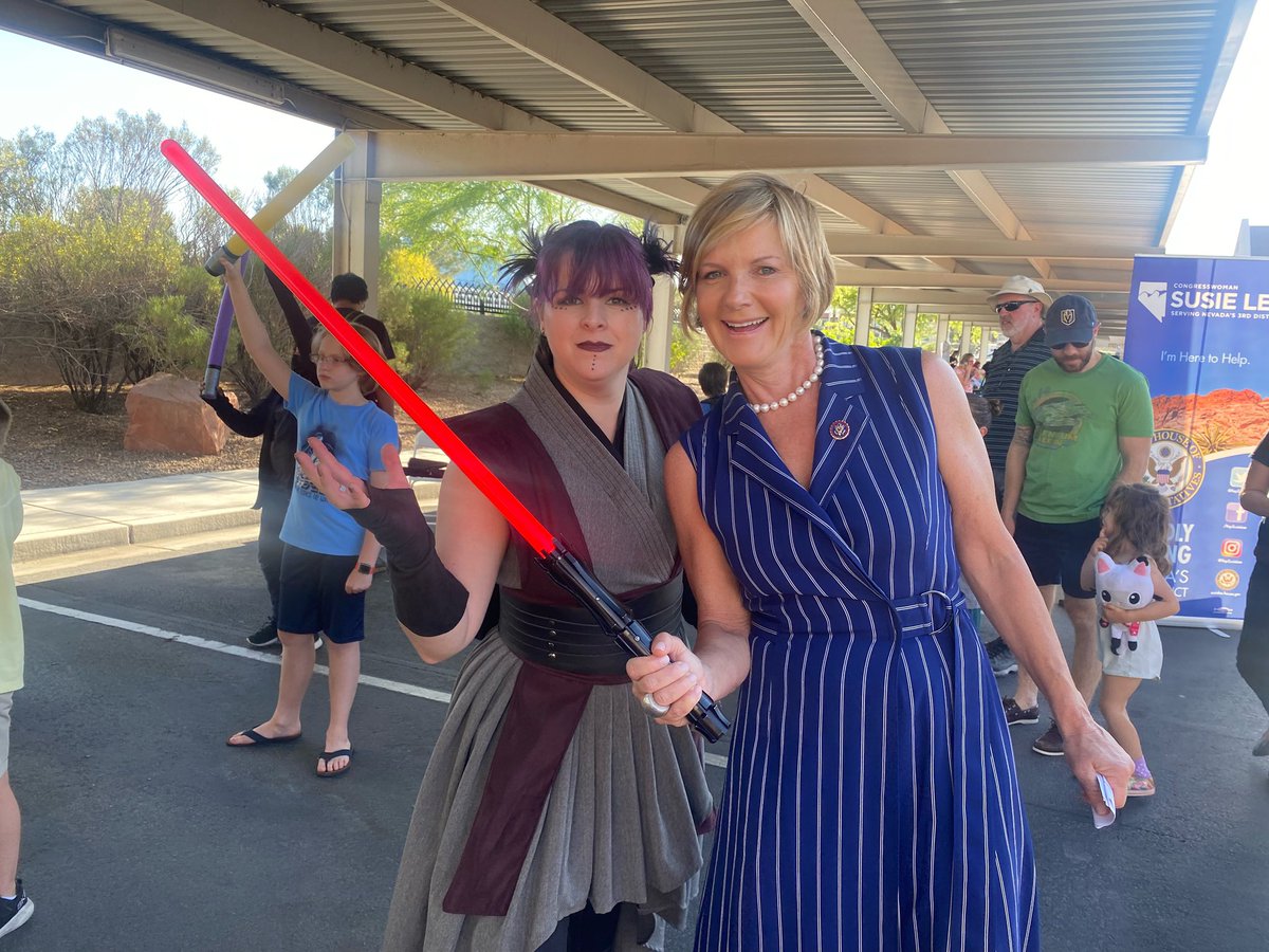 RepSusieLee's tweet photo. So much fun with @DRIScience for 'May the Science be With You!'

I'm proud to have fought for nearly $1 million in community project funding, so that DRI &amp; UNLV can launch a STEM Co-Lab to provide for underserved students and inspire life-long engagement in STEM. https://t.co/QOrBjBaRFH